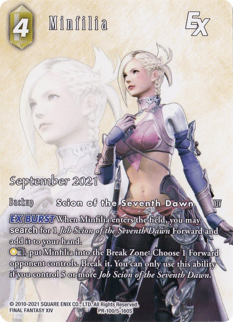 Minfilia EX (September 2021) [Opus V Promo Cards] | Odin's Place