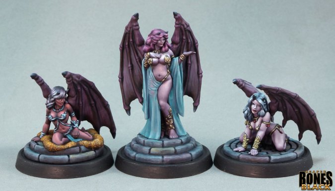 Reaper Bones Black: Demonic Temptation Succubi | Odin's Place