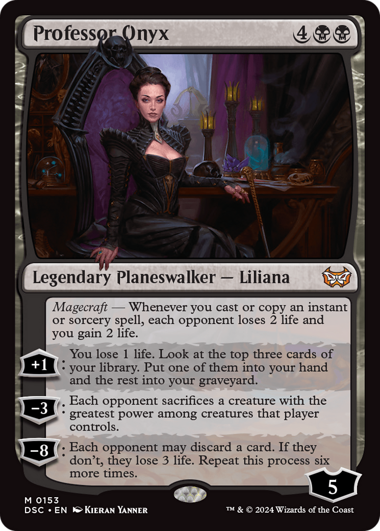 Professor Onyx [Duskmourn: House of Horror Commander] | Odin's Place