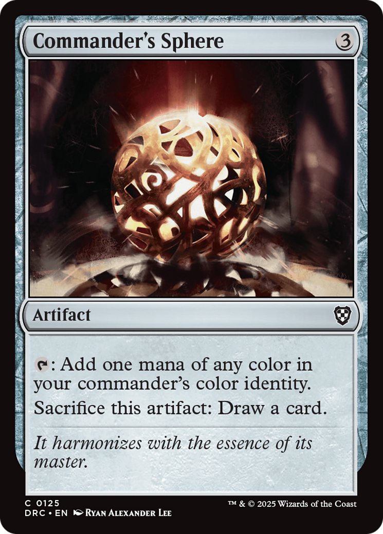 Commander's Sphere [Aetherdrift Commander] | Odin's Place