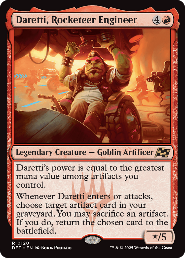 Daretti, Rocketeer Engineer [Aetherdrift] | Odin's Place
