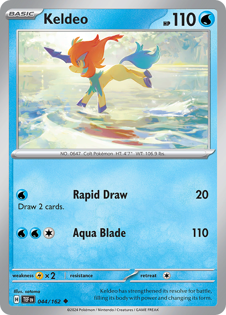 Keldeo (044/162) [Scarlet & Violet: Temporal Forces] | Odin's Place