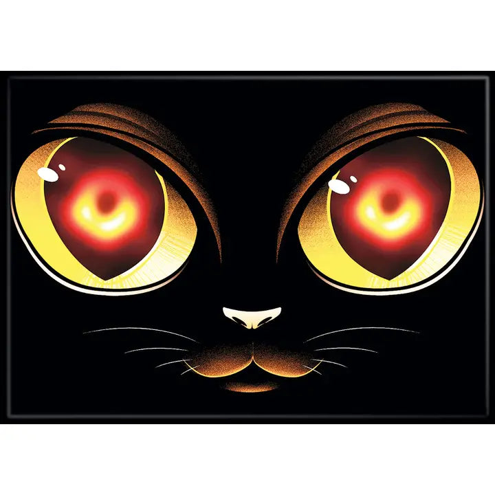 T. Fonseca Black Hole Cat Magnet | Odin's Place