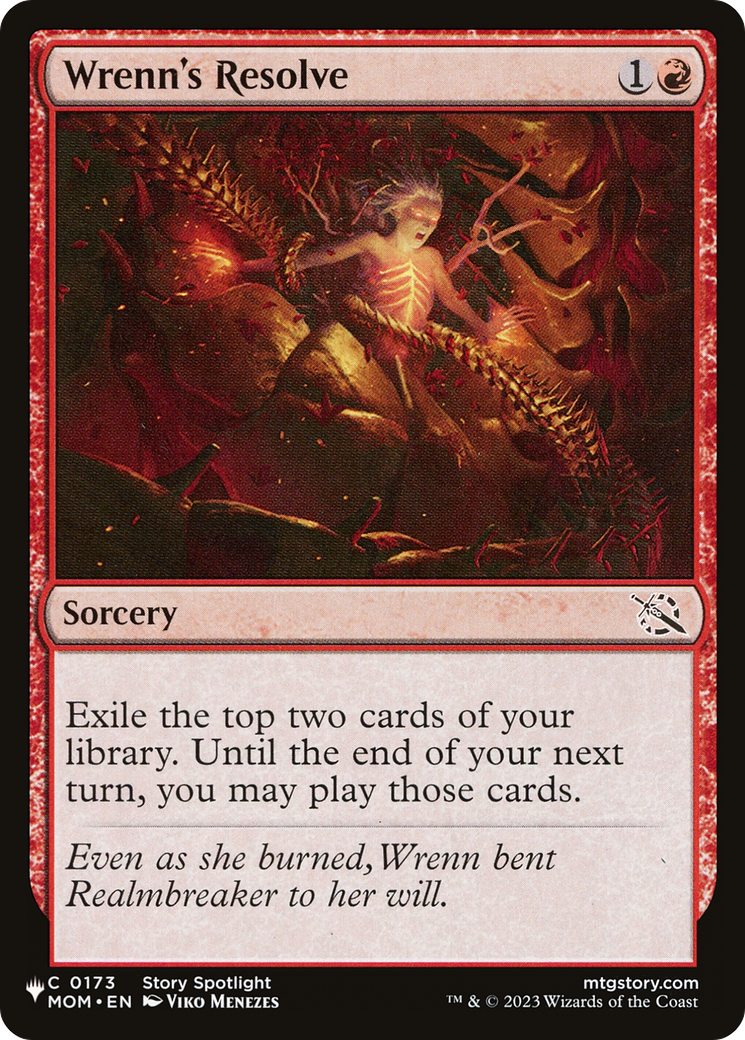 Wrenn's Resolve [The List] | Odin's Place