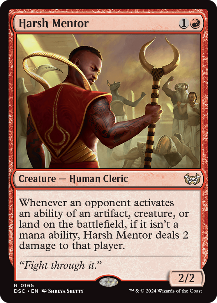 Harsh Mentor [Duskmourn: House of Horror Commander] | Odin's Place