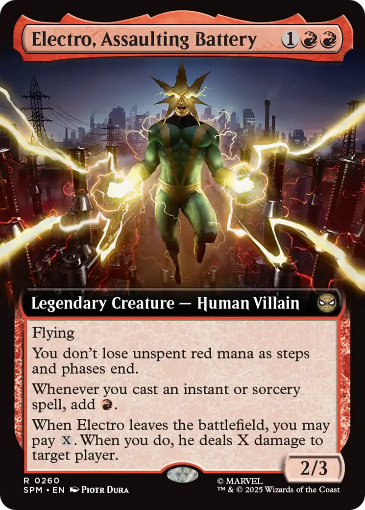 Electro, Assaulting Battery (Extended Art) [Marvel's Spider-Man] | Odin's Place