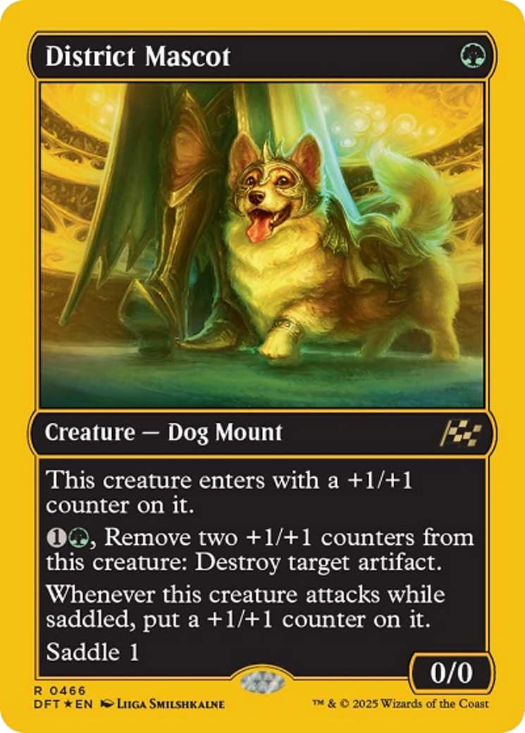 District Mascot (First-Place Foil) [Aetherdrift] | Odin's Place