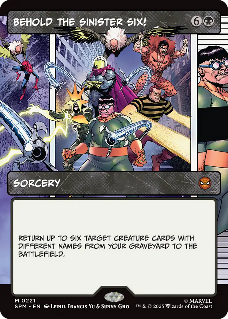 Behold the Sinister Six! (Borderless) [Marvel's Spider-Man] | Odin's Place
