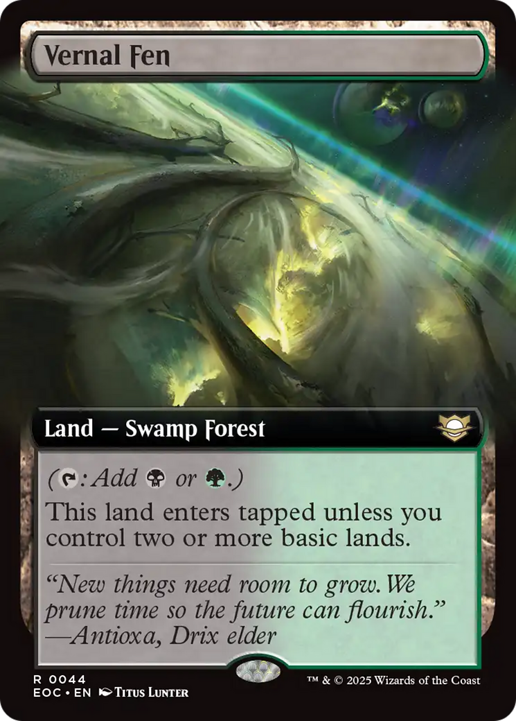 Vernal Fen (Extended Art) [Edge of Eternities Commander] | Odin's Place