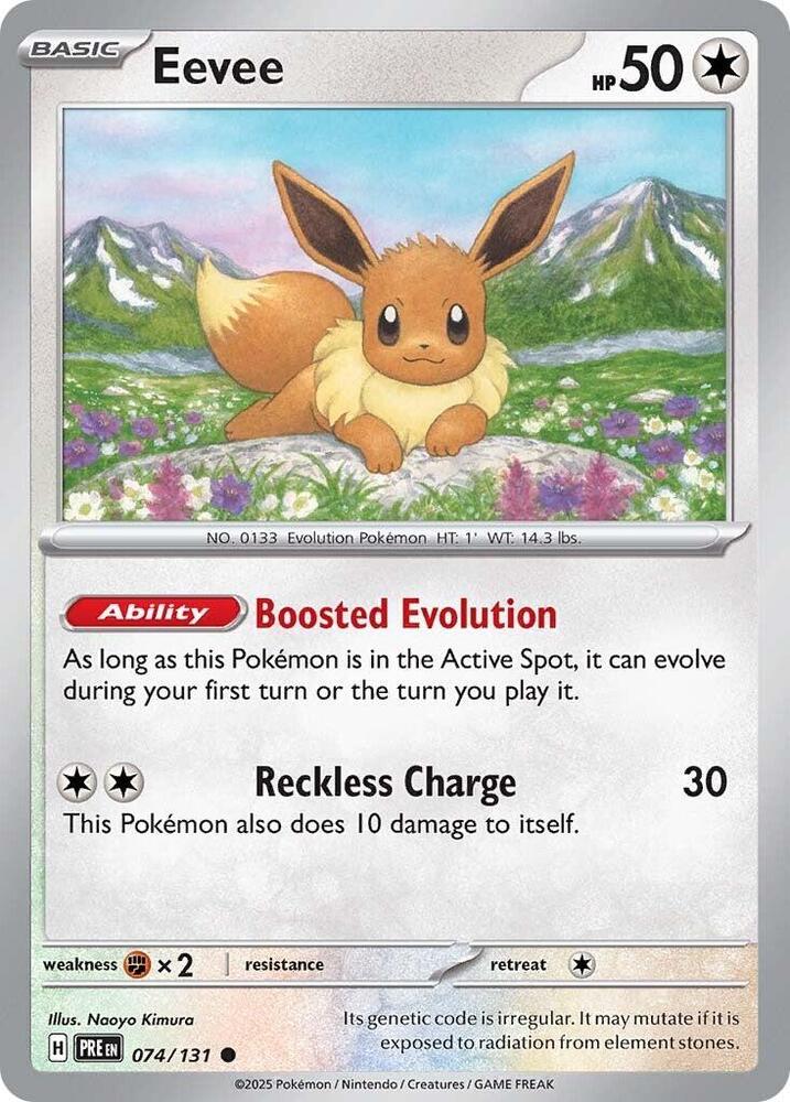 Eevee (074/131) [Scarlet & Violet: Prismatic Evolutions] | Odin's Place