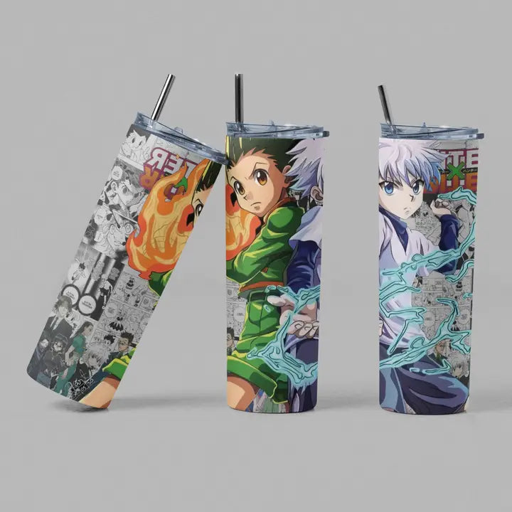 The Geek Boutique: Hunter X Hunter Anime Inspired Green Glow Tumbler | Odin's Place