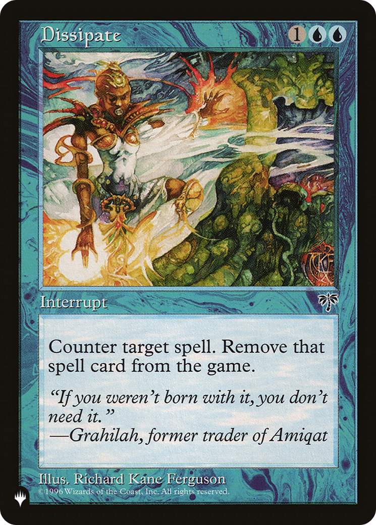 Dissipate [The List] | Odin's Place
