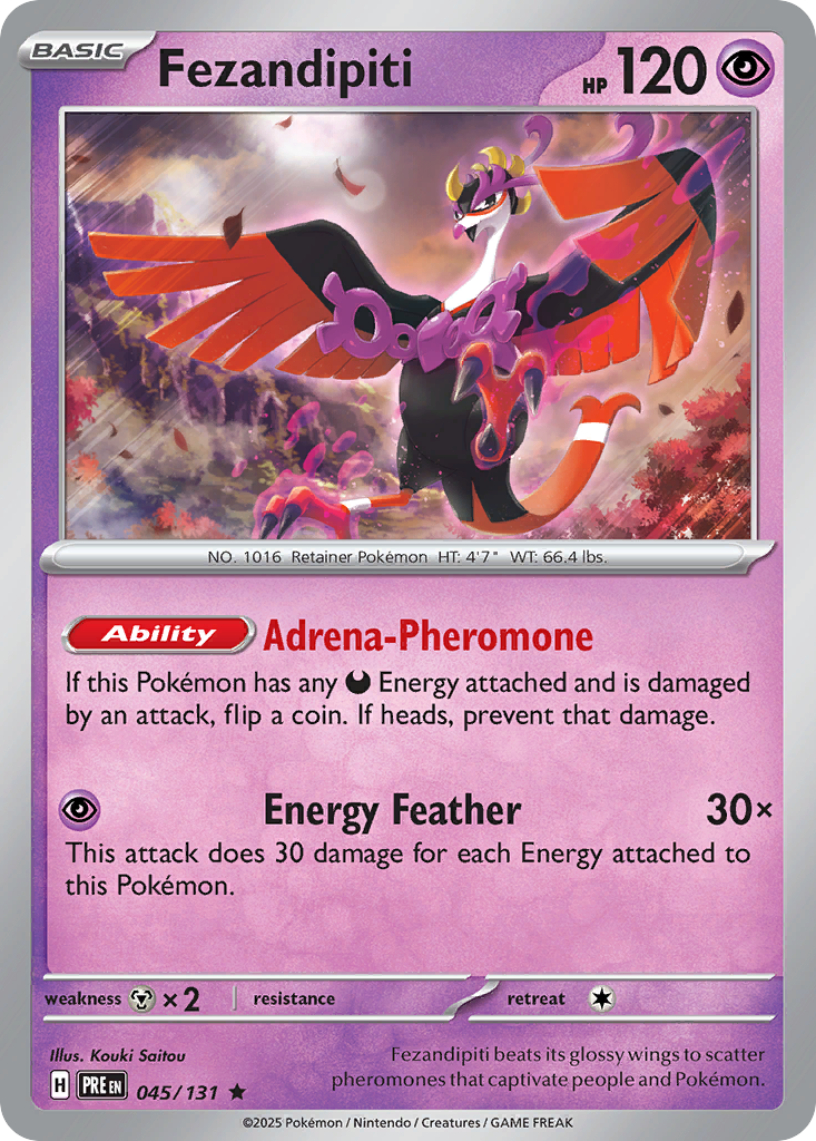 Fezandipiti (045/131) (Master Ball Pattern) [Scarlet & Violet: Prismatic Evolutions] | Odin's Place