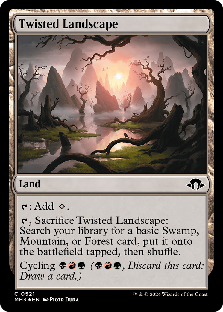 Twisted Landscape (Ripple Foil) [Modern Horizons 3] | Odin's Place