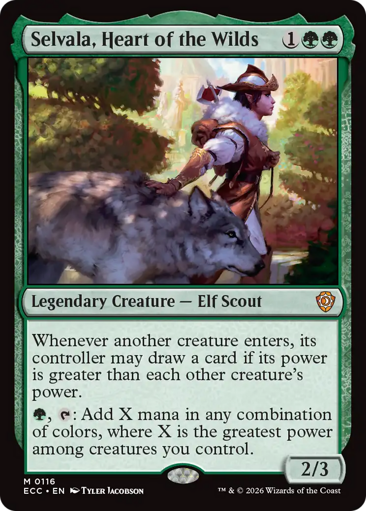 Selvala, Heart of the Wilds [Lorwyn Eclipsed Commander] | Odin's Place
