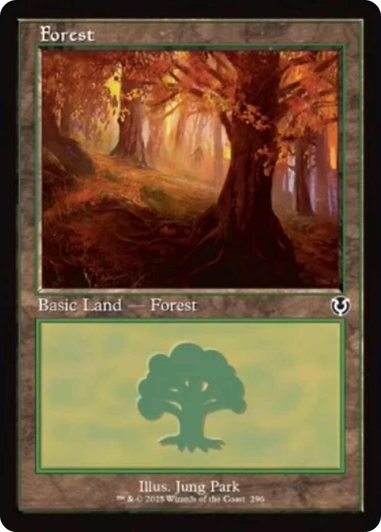 Forest (296) (Retro Frame) [Innistrad Remastered] | Odin's Place