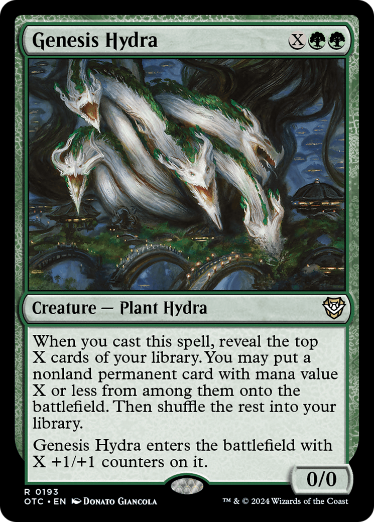 Genesis Hydra [Outlaws of Thunder Junction Commander] | Odin's Place