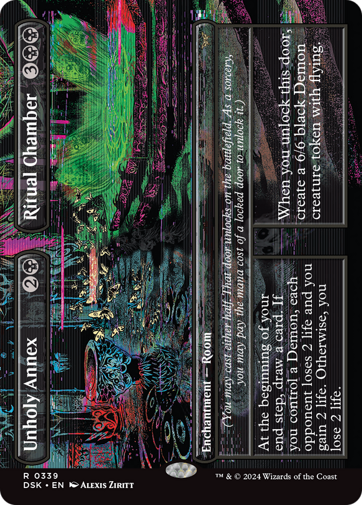 Unholy Annex // Ritual Chamber (Borderless) [Duskmourn: House of Horror] | Odin's Place