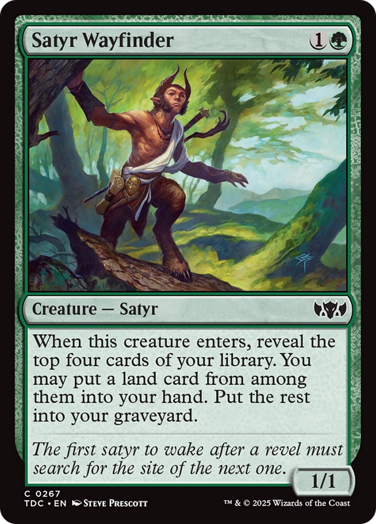 Satyr Wayfinder [Tarkir: Dragonstorm Commander] | Odin's Place