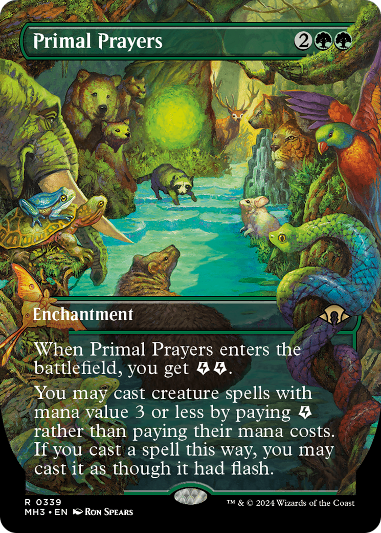 Primal Prayers (Borderless) [Modern Horizons 3] | Odin's Place