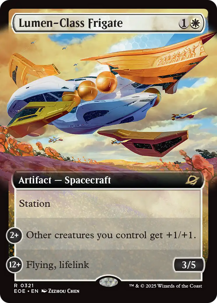 Lumen-Class Frigate (Extended Art) [Edge of Eternities] | Odin's Place