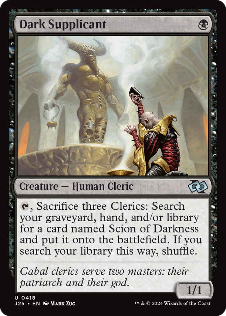 Dark Supplicant [Foundations Jumpstart] | Odin's Place
