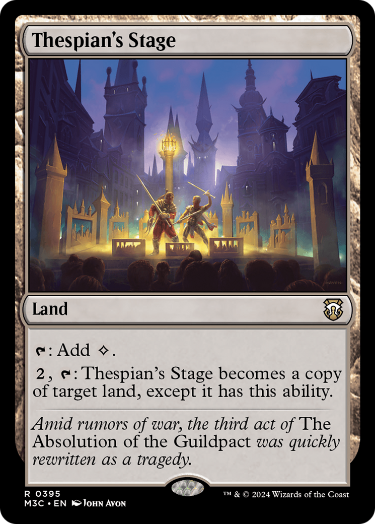 Thespian's Stage (Ripple Foil) [Modern Horizons 3 Commander] | Odin's Place