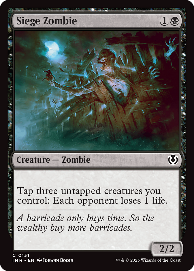 Siege Zombie [Innistrad Remastered] | Odin's Place