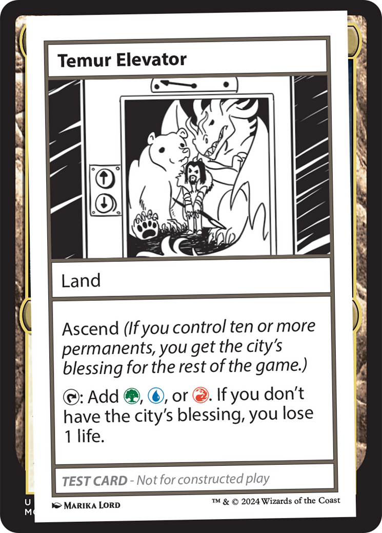 Temur Elevator [Mystery Booster 2 Playtest Cards] | Odin's Place