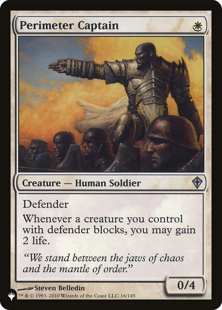 Perimeter Captain [The List] | Odin's Place