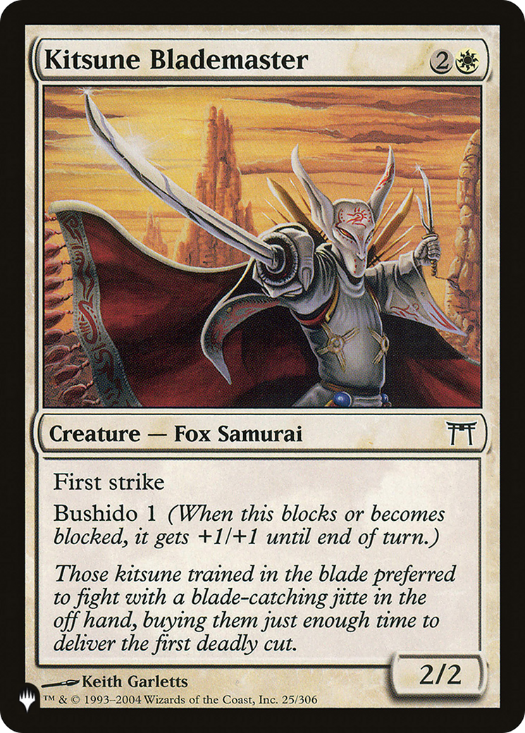 Kitsune Blademaster [The List] | Odin's Place