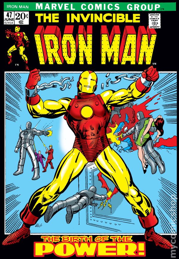 Invincible Iron Man #47 (June 1972) grade 5.0-5.5, Origin retold, Barry Smith | Odin's Place