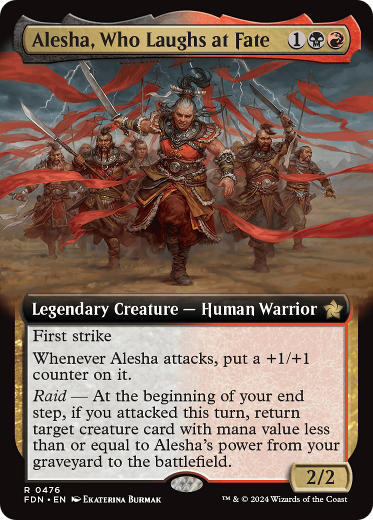 Alesha, Who Laughs at Fate (Extended Art) [Foundations] | Odin's Place