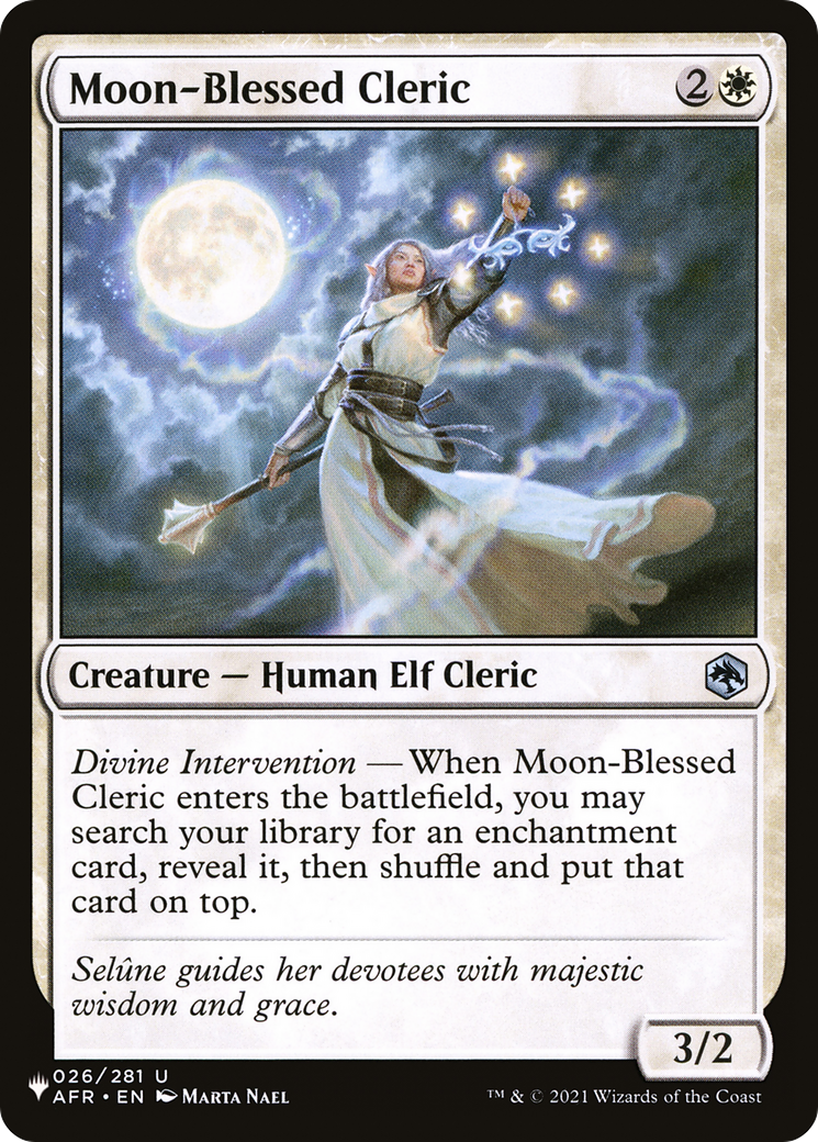 Moon-Blessed Cleric [The List] | Odin's Place