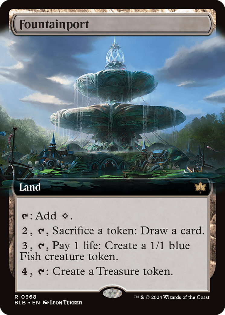 Fountainport (Extended Art) [Bloomburrow] | Odin's Place