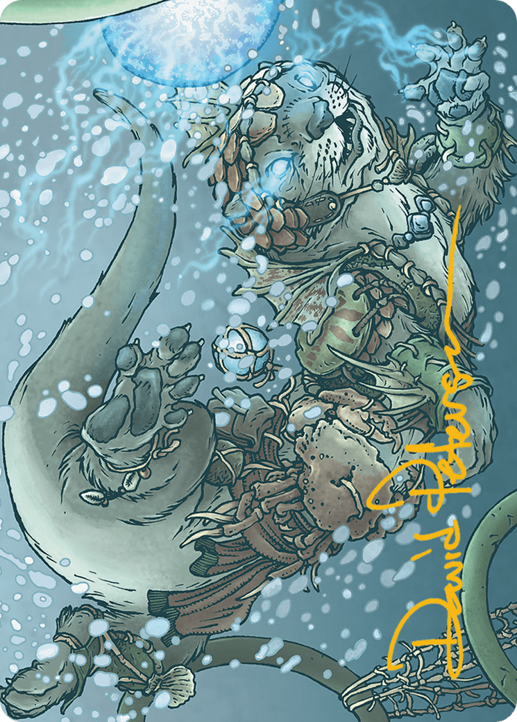 Kitsa, Otterball Elite Art Card (Gold-Stamped Signature) [Bloomburrow Art Series] | Odin's Place
