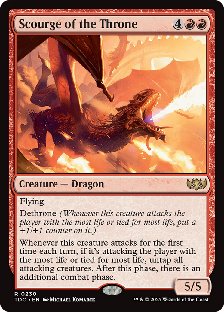 Scourge of the Throne [Tarkir: Dragonstorm Commander] | Odin's Place