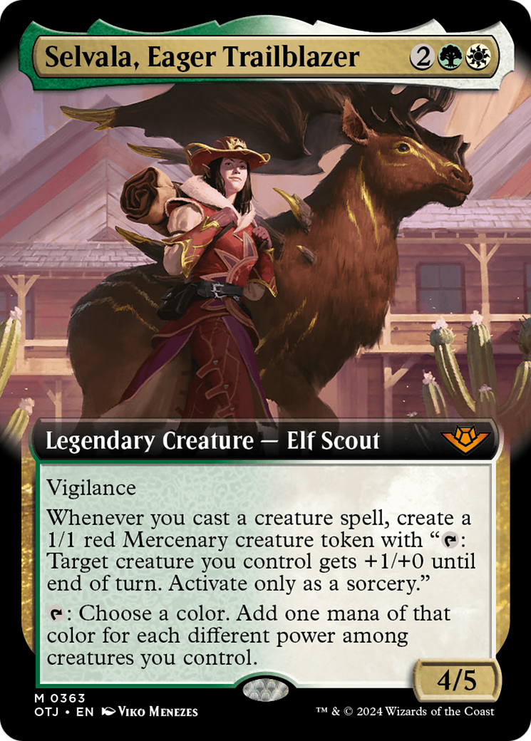Selvala, Eager Trailblazer (Extended Art) [Outlaws of Thunder Junction] | Odin's Place