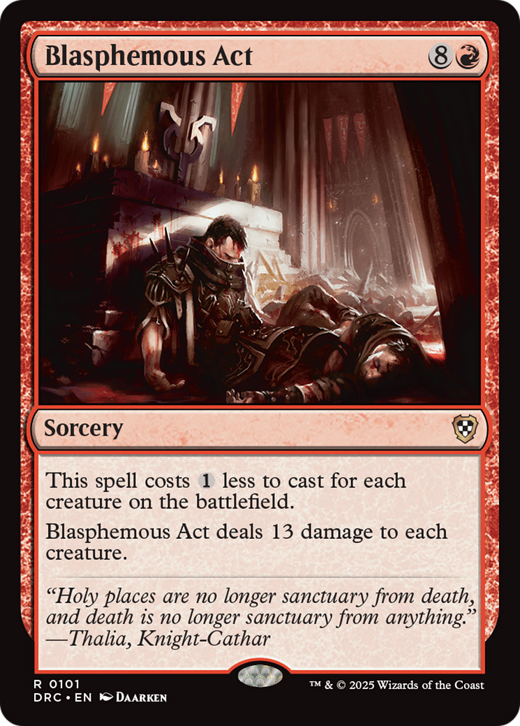 Blasphemous Act [Aetherdrift Commander] | Odin's Place