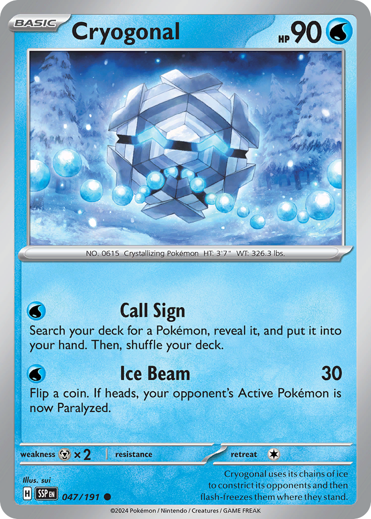 Cryogonal (047/191) [Scarlet & Violet: Surging Sparks] | Odin's Place