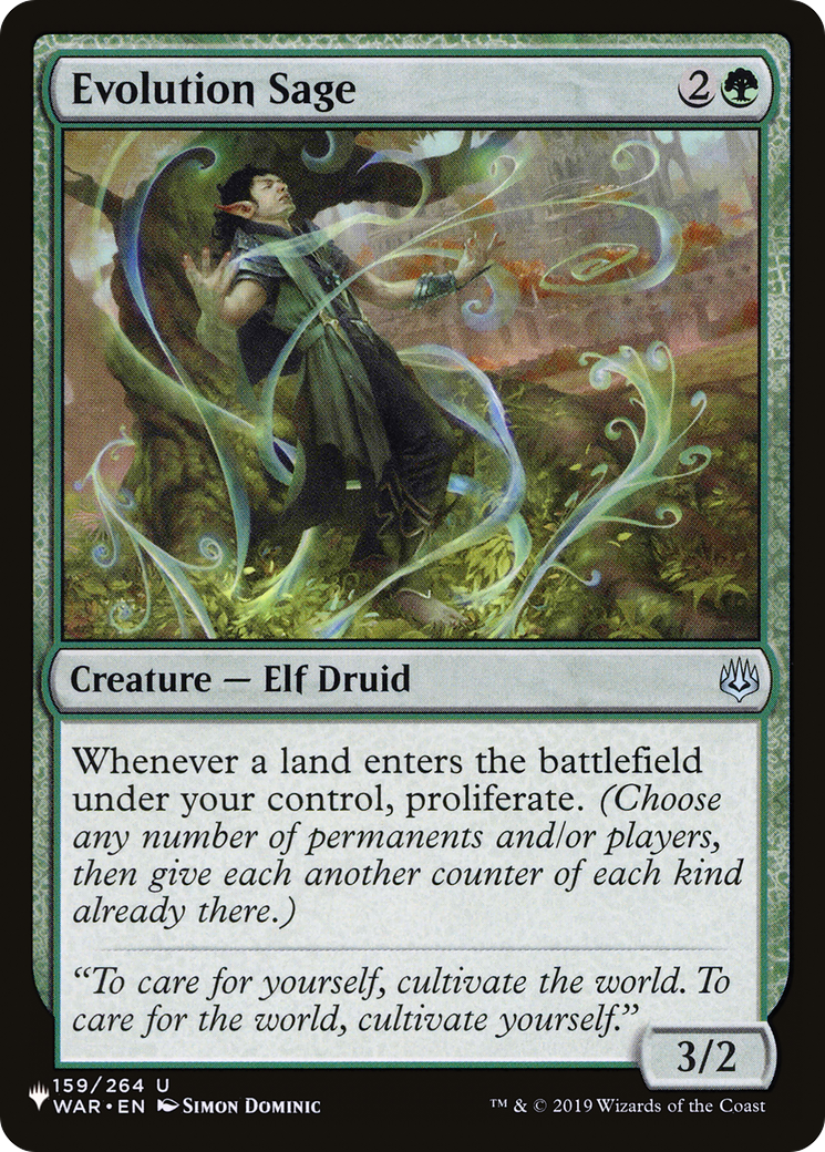 Evolution Sage [The List] | Odin's Place