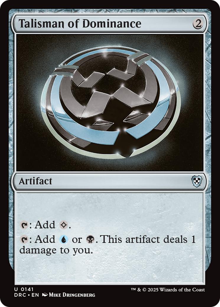 Talisman of Dominance [Aetherdrift Commander] | Odin's Place