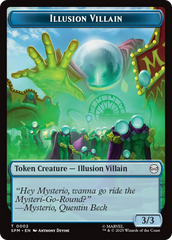 Spider // Illusion Villain Double-Sided Token [Marvel's Spider-Man Tokens] | Odin's Place