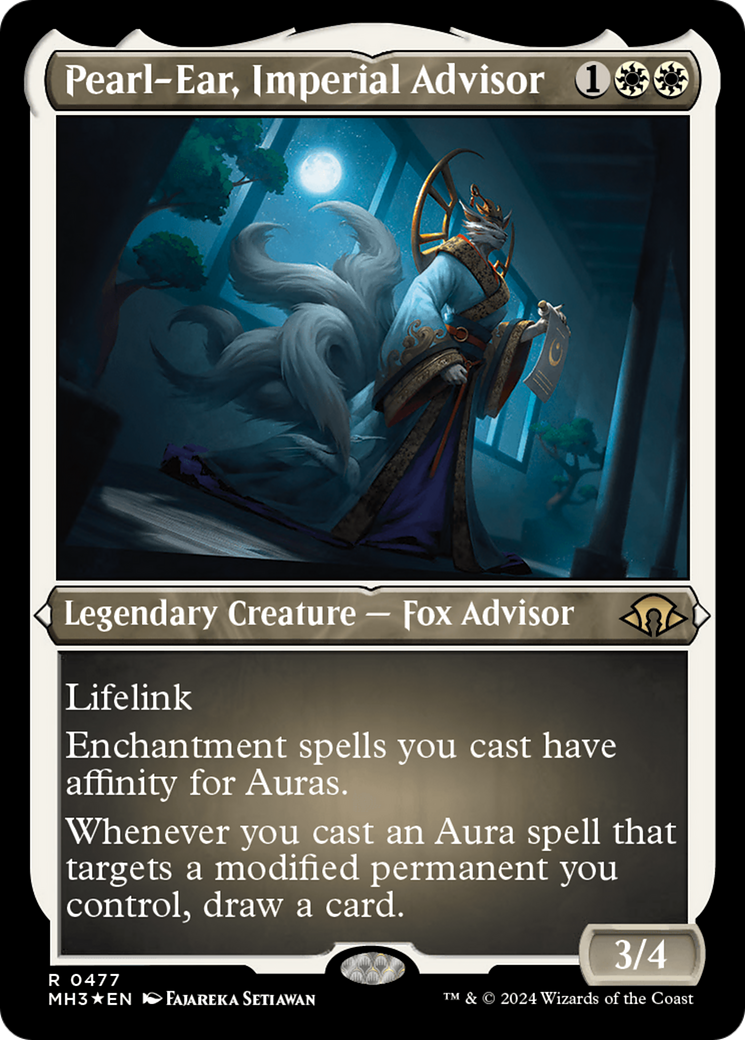 Pearl-Ear, Imperial Advisor (Foil Etched) [Modern Horizons 3] | Odin's Place