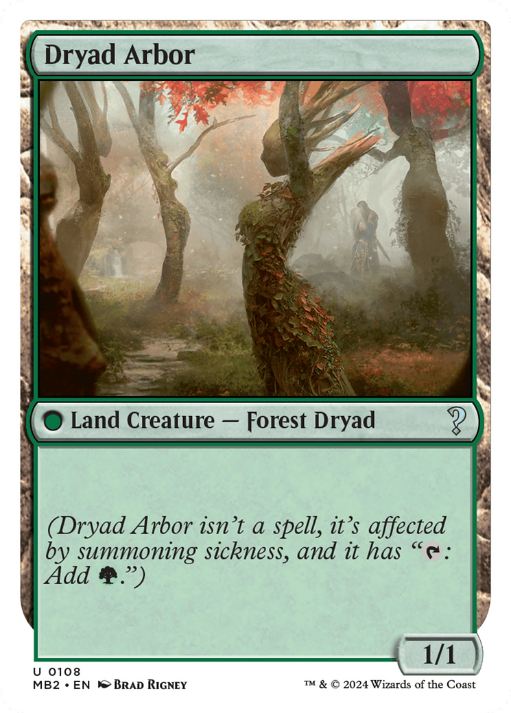 Dryad Arbor (White Border) [Mystery Booster 2] | Odin's Place