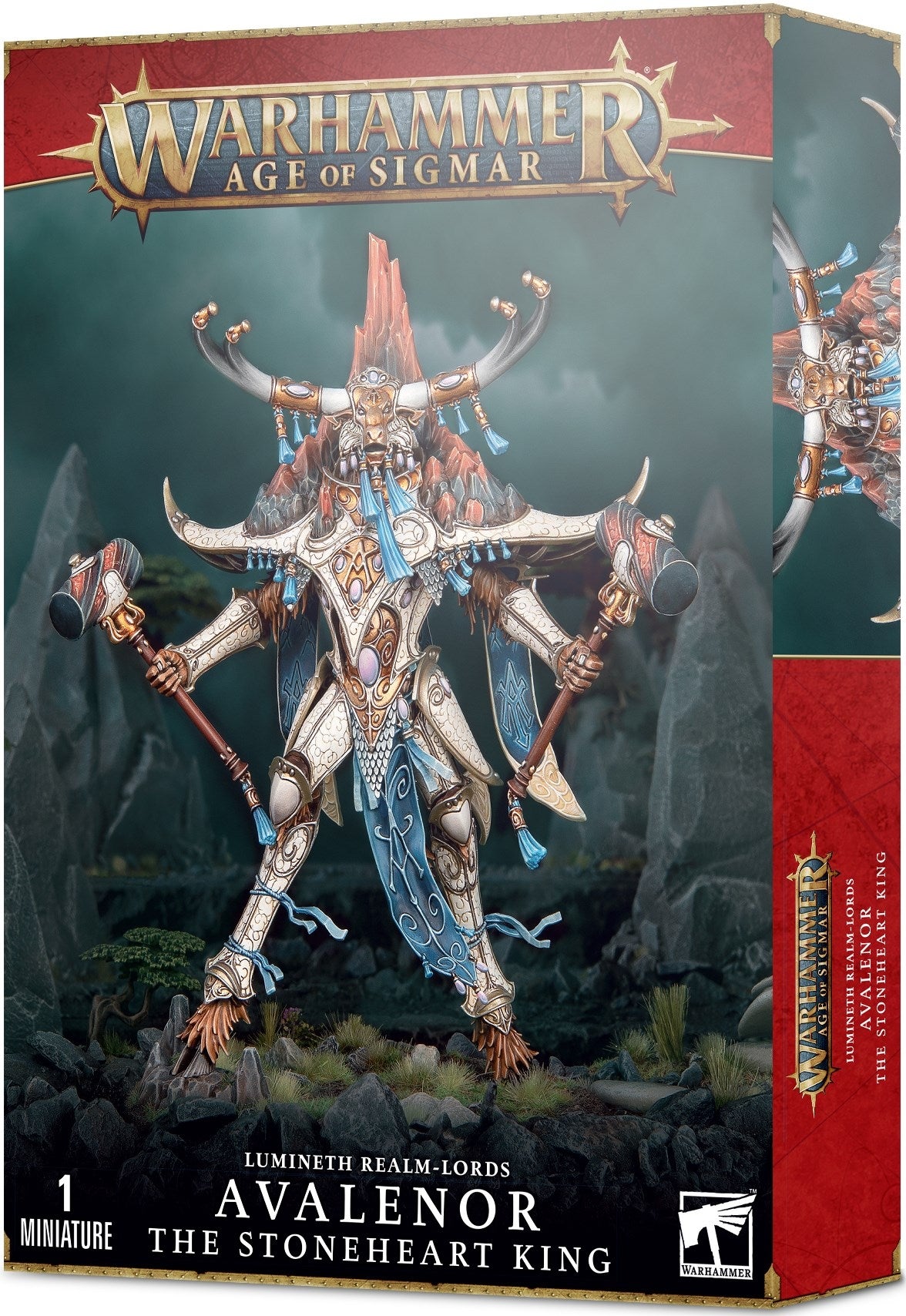 Image for Warhammer: Age of Sigmar - Lumineth Realm-Lords: Avalenor the Stoneheart King - Warhammer Box Sets | Odin's Place