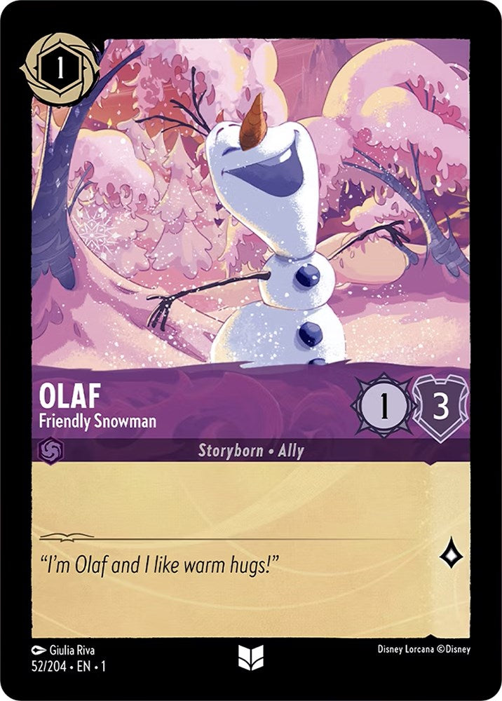 Olaf - Friendly Snowman (52/204) [The First Chapter] | Odin's Place
