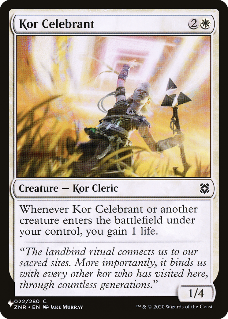 Kor Celebrant [The List] | Odin's Place