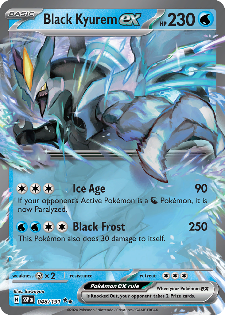 Black Kyurem ex (048/191) [Scarlet & Violet: Surging Sparks] | Odin's Place