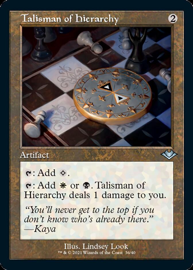 Talisman of Hierarchy (Retro) [Modern Horizons] | Odin's Place